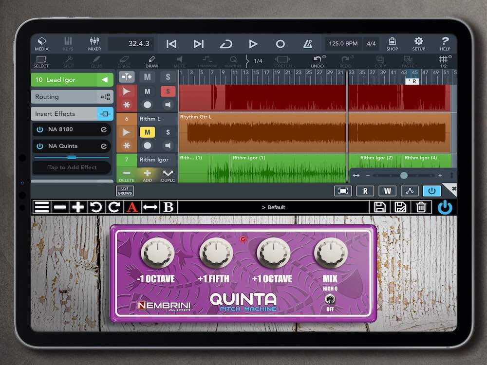 Nembrini Audio Quinta Pitch Machine software daw plug-in guitar fx strumenti musicali 