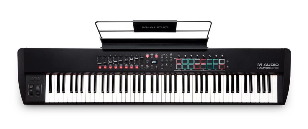 M-Audio Hammer 88 Pro hardware controller MIDI tastiera soundwave strumenti musicali