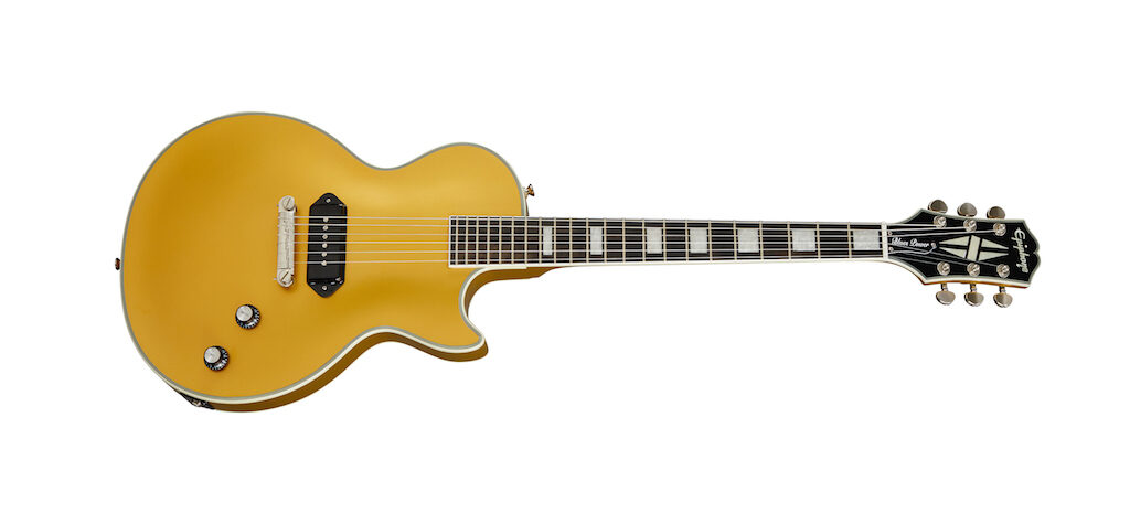 Epiphone Jared James Nichols Gold Glory Les Paul Custom chitarra elettrica strumenti musicali