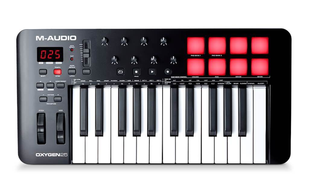 M-Audio Oxygen 25 MKV tastiera controller MIDI master keyboard soundwave strumentimusicali prezzo