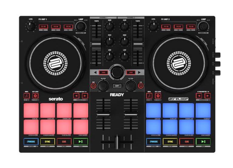 reloop ready controller dj hardware serato soundwave strumentimusicali