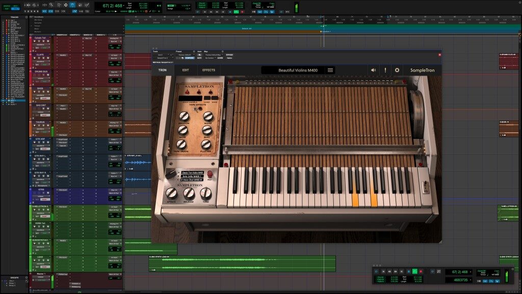 Ik Multimedia Sampletron 2 virtual instrument mellotron keyboard tastiera strumentimusicali