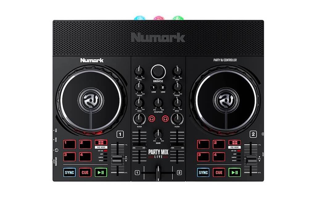 Numark PartyMixLive dj controller hardware djpoint strumentimusicali