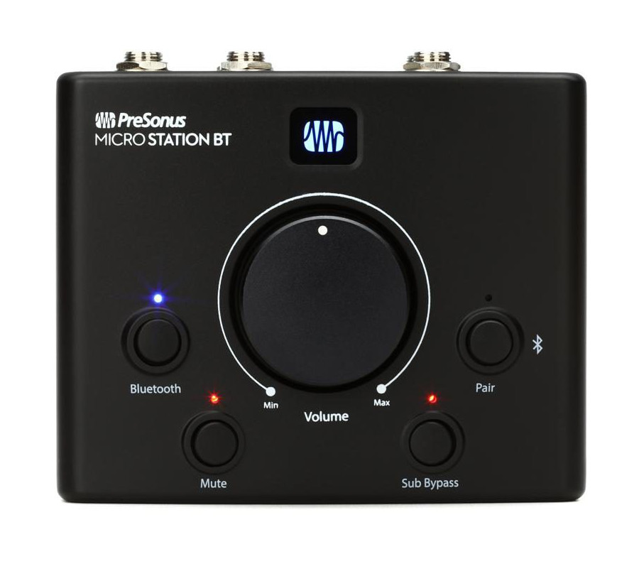 Presonus Microstation BT bluetooth monitor controller home studio mobile mixing midi music strumentimusicali prezzo