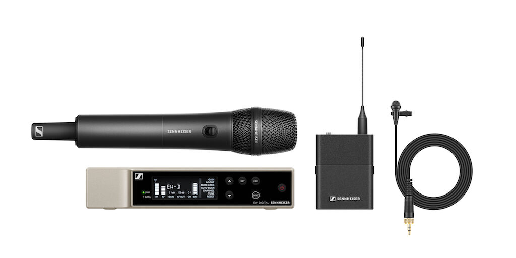 Sennheiser Evolution Wireless Digital Combo Set live wireless mic radio microfono exhibo strumentimusicali