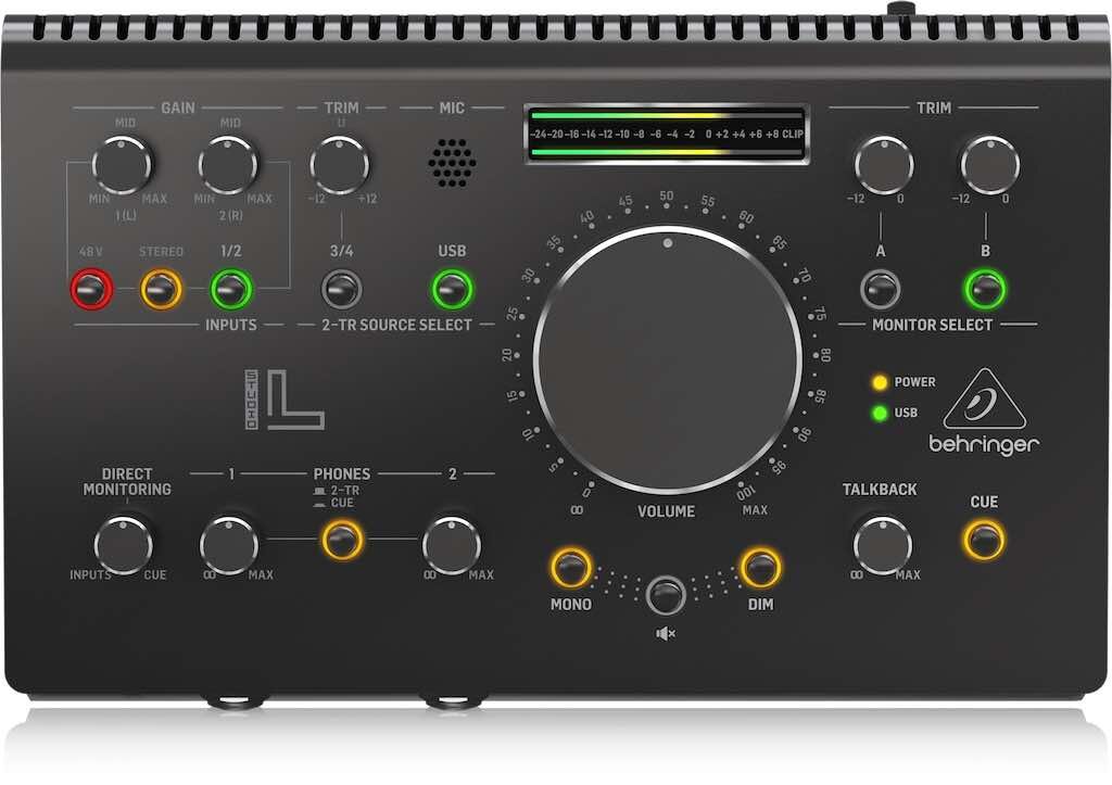 Behringer Studio L monitor controller audio speaker studio recording mixing strumentimusicali