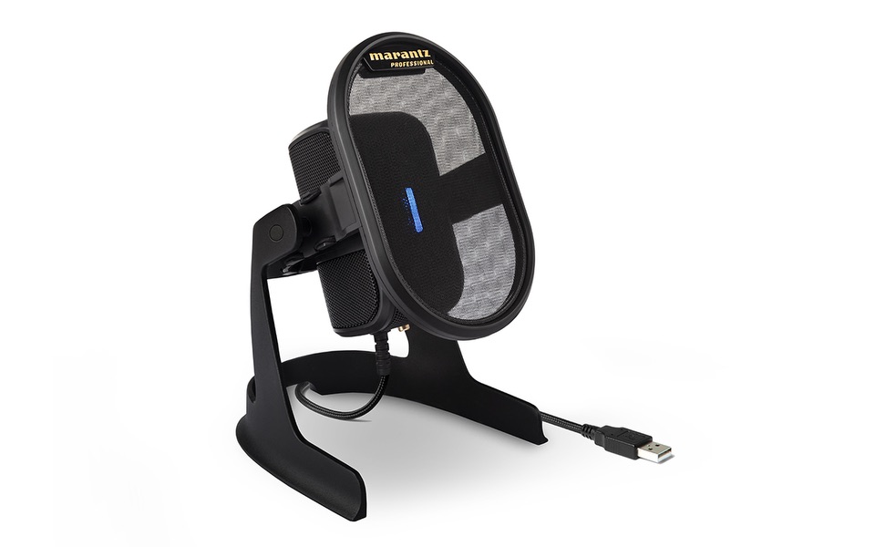 Marantz Professional Umpire microfono usb mic hardware recording home studio podcast soundwave strumenti musicali