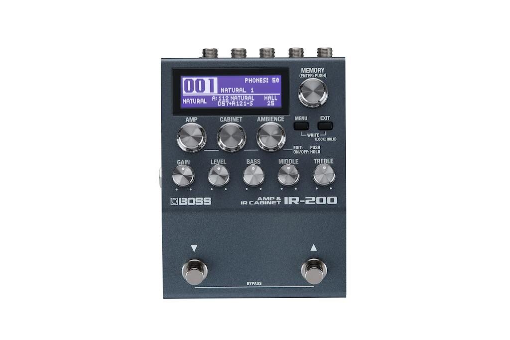 Boss IR200 pedale stompbox hardware digital cab simulator strumentimusicali