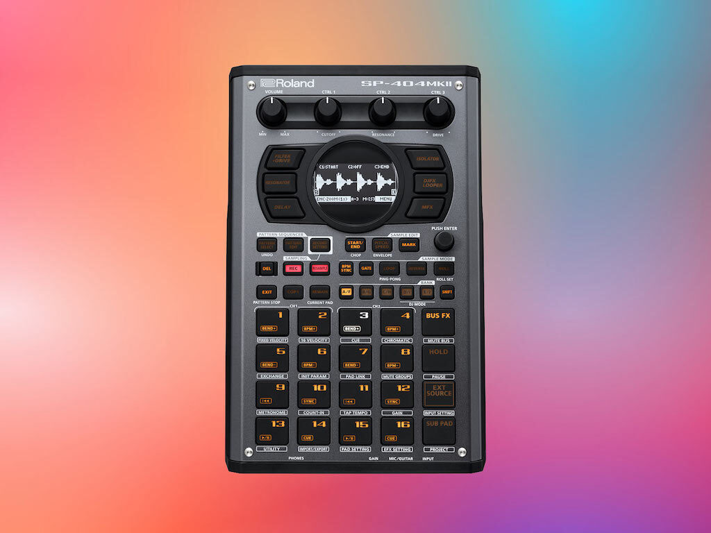 Roland SP404 mk2 sampler campionatore hardware digital producer dj strumentimusicali
