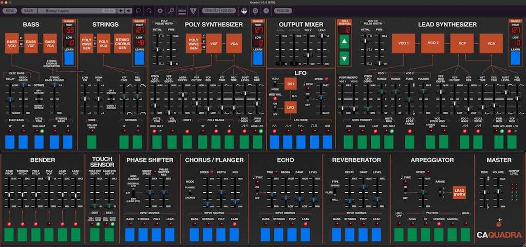 Cherry Audio Quadra virtual synth instrument soft sintetizzatore keyboard strumentimusicali