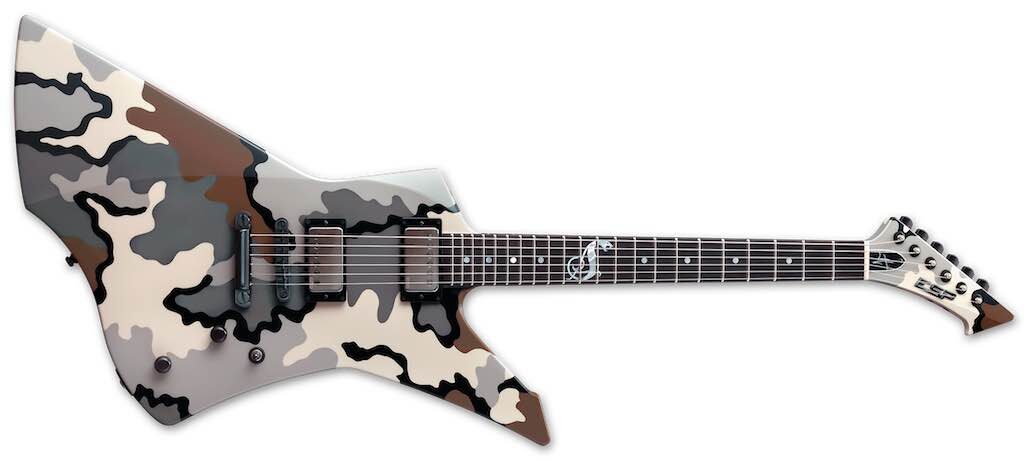 ESP Snakebite Camo chitarra elettrica signature artist james hetfield metallica strumentimusicali