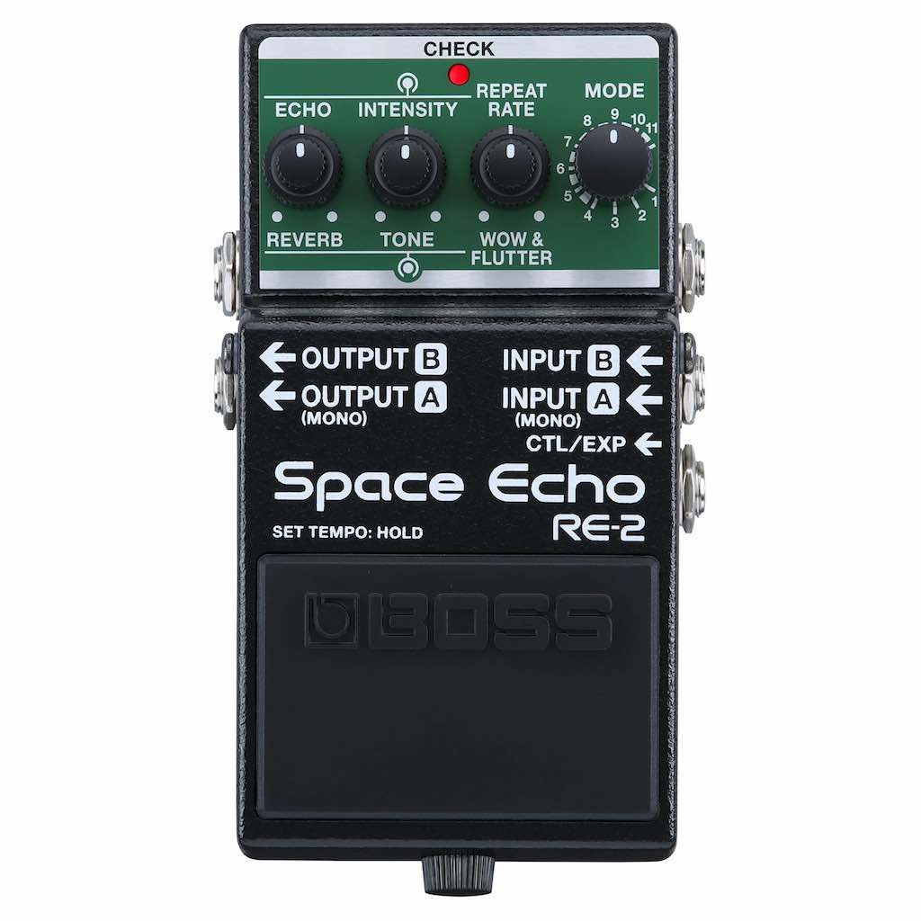BOSS RE-2 space echo roland re-201 stompbox guitar pedale chitarra strumentimusicali