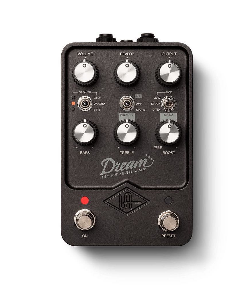 Universal Audio Dream '65 Reverb Amplifier UAFX may 22 guitar fx pedal pedali chitarra amp midiware strumentimusicali