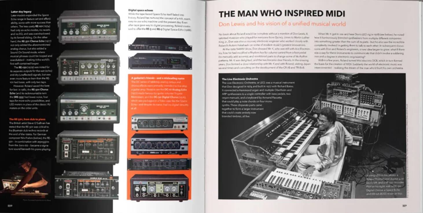 Inspire the music 50 years of roland hystory bjooks roland book review opinion price review luca pilla smstrumentimusicali