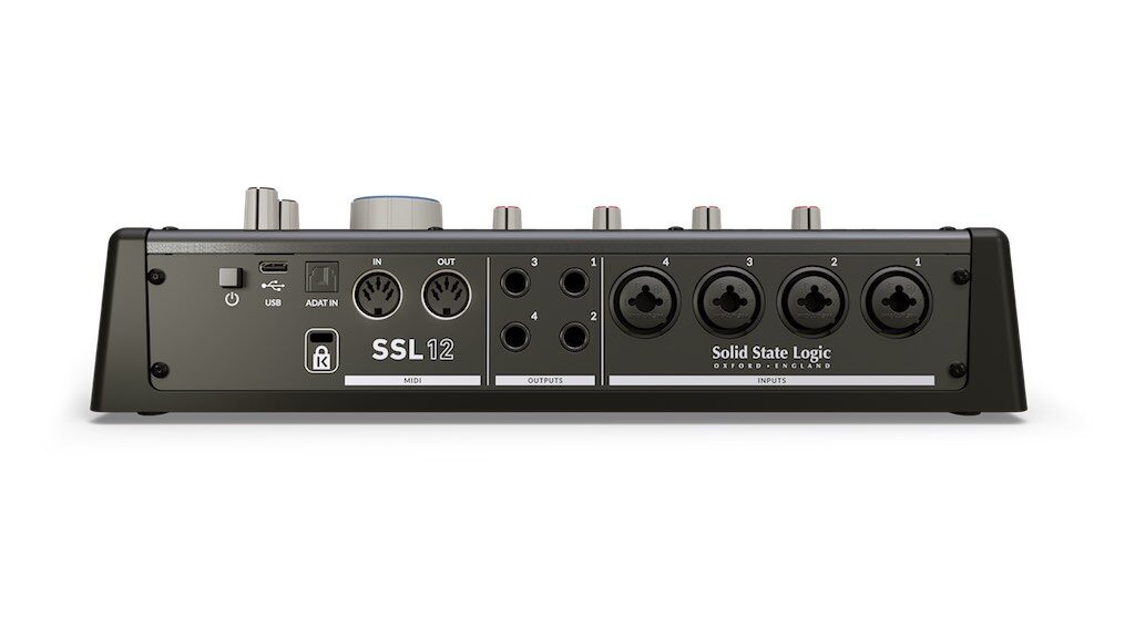 SSL 12 interfaccia audio usb-c adat recording home studio project software plug-in solid state logic midiware strumentimusicali