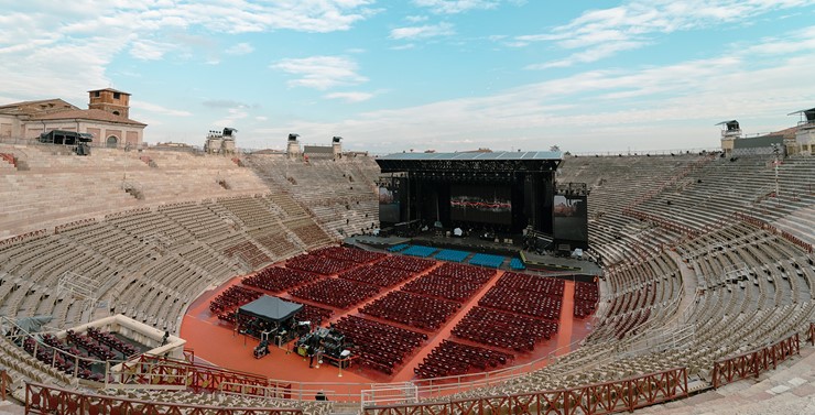 RCF Ligabue Arena di Verona installazione audio news strumenti musicali