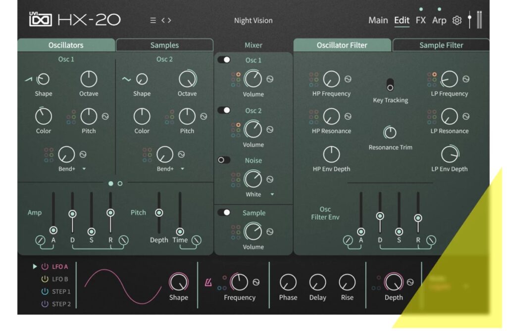 uvi hx-20 software semi-modular analog synth virtual korg ms-20 emulator news smstrumentimusicali.it