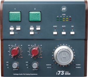 heritage audio i73® pro one, i73® pro 2 e i73® pro edge interfacce audio usb-c preamplificatori integrati classe a news midimusic smstrumentimusicali.it