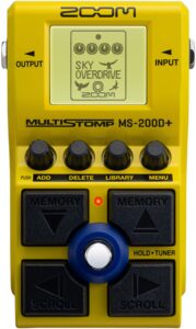 zoom ms plus series multistomp plus pedali effetti chitarra ms-50g+ ms-200d+ ms-70cdr+ handy guitar lab app news mogar smstrumentimusicali