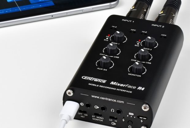 CEntrance MixerFace R4 mobile mixer interfaccia audio