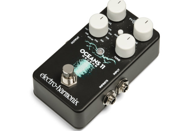 riverbero pedalino chitarra Electro Harmonix Oceans 11