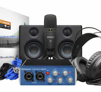 PreSonus AudioBox Studio Ultimate Bundle hardware cuffia interfaccia audio monitor microfono