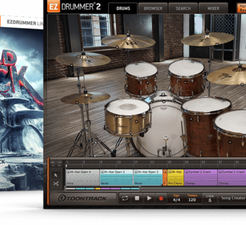 Toontrack Hard Rock EZX espansione drums virtual bob rock