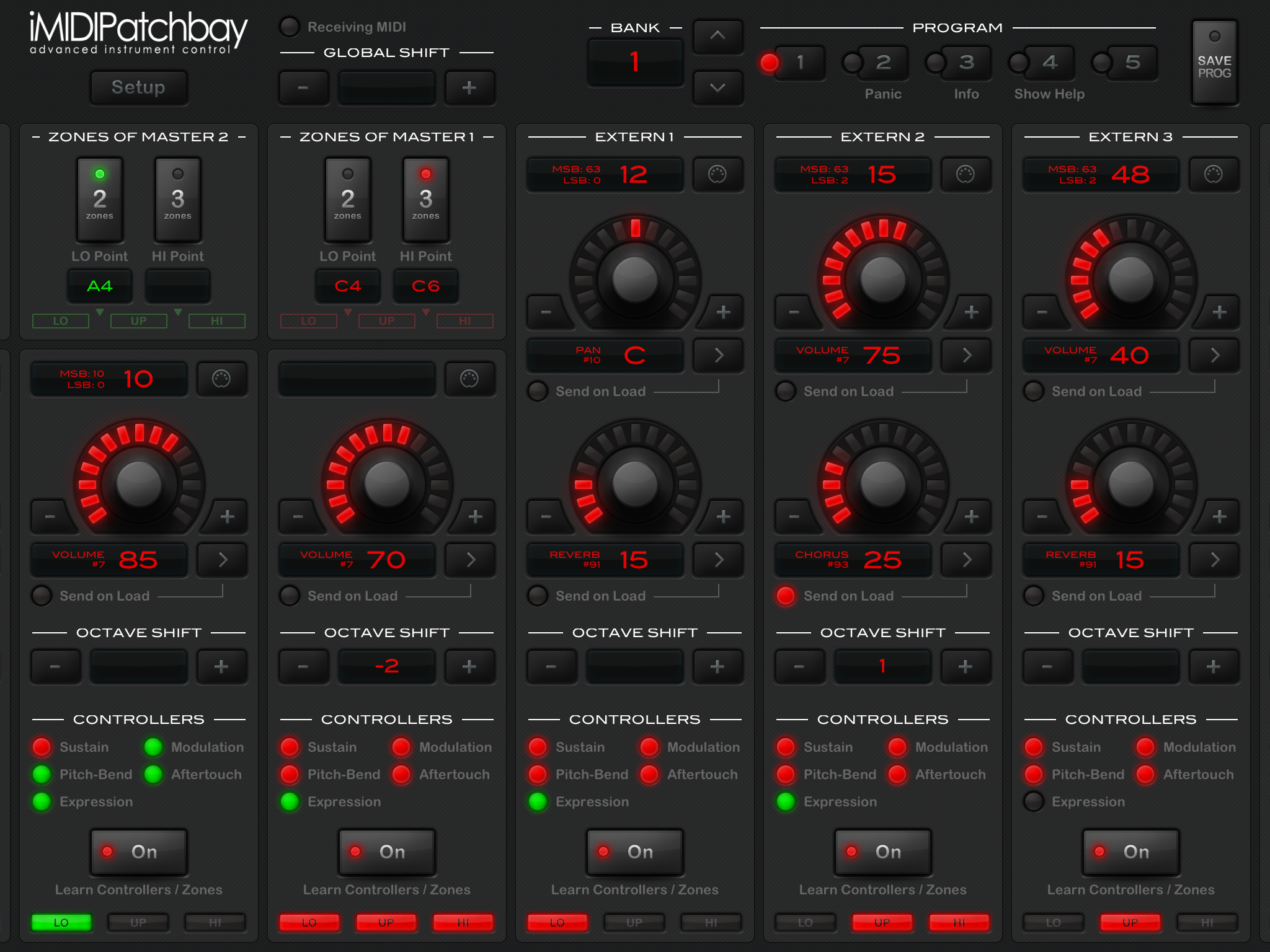 Expression controls
