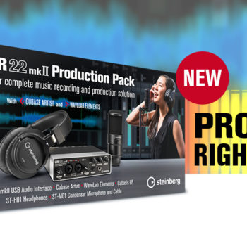 Steinberg UR22mk2 Production Pack bundle interfaccia audio daw cuffie mic