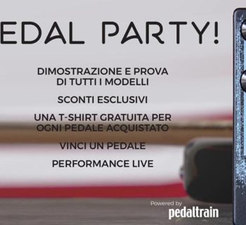 pedal train pedal party chitarra elettrica eventi luca rossi