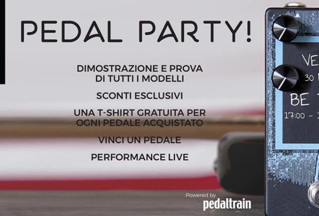 pedal train pedal party chitarra elettrica eventi luca rossi