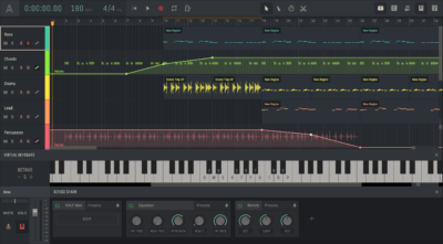 Amped Studio 2 recording daw software home studio pro audio
