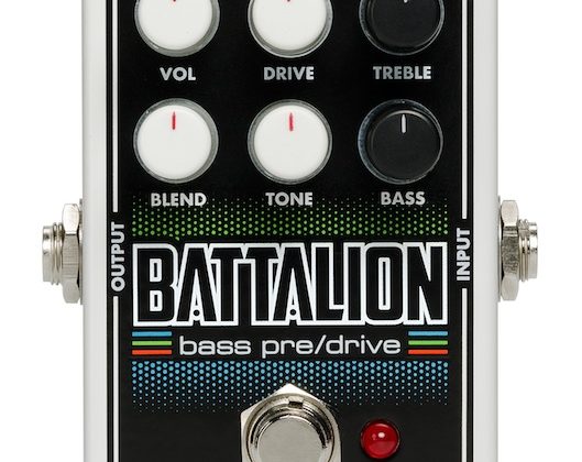 EHX nano battalion bass pedalino pedale electro harmonix pre overdrive