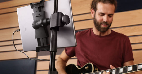 Ik Multimedia iKlip 3 mogar music supporto mic studio live tablet strumenti musicali