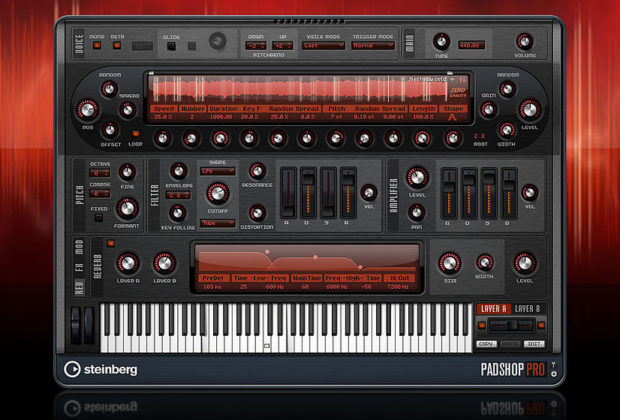 Steinberg Padshop Pro synth virtual sintetizzatore instrument granulare strumenti musicali