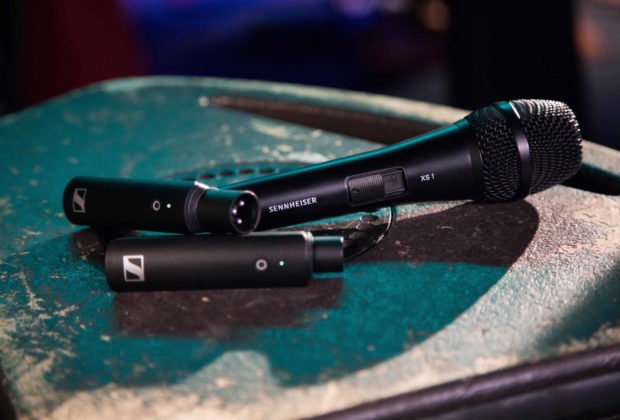 Sennheiser XS Wireless Digital live mic exhibo strumenti musicali