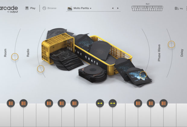 Output Arcade The Crate virtual instrument sample producer strumenti musicali