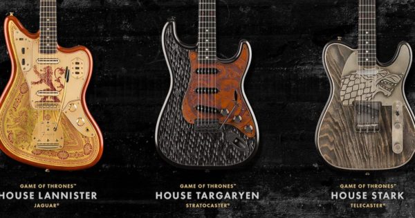 Fender Game of Thrones chitarra elettrica hbo strumenti musicali