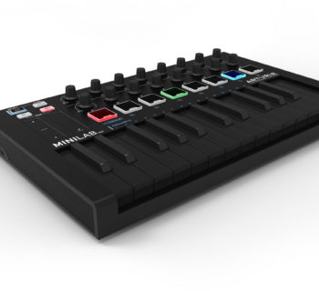 Arturia MiniLab MkII Deep Black controller MIDI tastiera keyboard midiware strumenti musicali