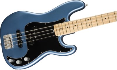 Fender American Performer Precision Bass Satin Lake Placid Blue basso elettrico bass strumenti musicali