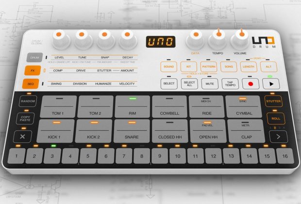 Ik Multimedia UNO Drum digital drumkit producer mogar strumenti musicali