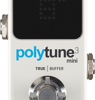 Tc Electronic PolyTune 3 Mini tuner stomp pedalino pedale fx music group strumenti musicali