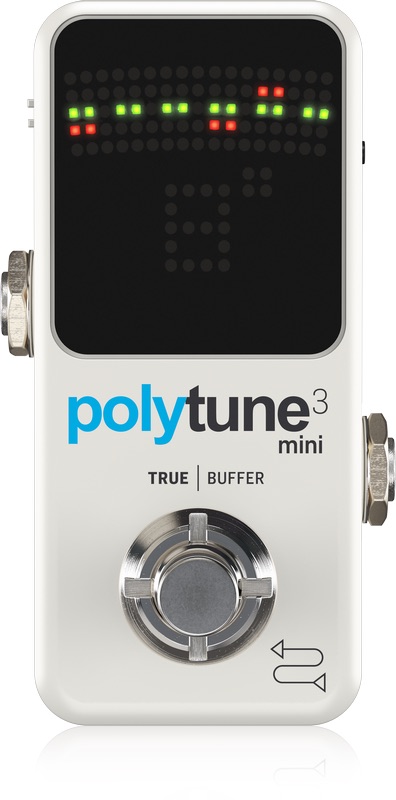 Tc Electronic PolyTune 3 Mini tuner stomp pedalino pedale fx music group strumenti musicali