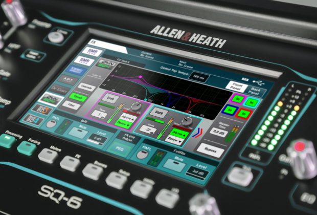 Allen&Heath SQ update firmware aggiornamento console mixer live exhibo strumenti musicali