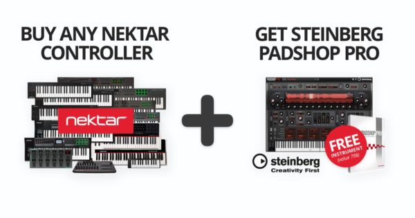 Nektar Steinberg Padshop SummerPromo controller tastiera keyboard midi music strumenti musicali