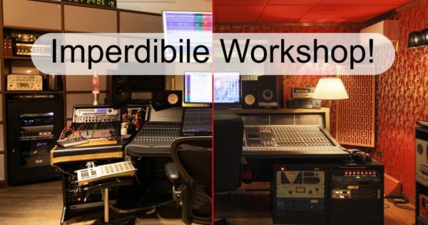 Soundwave Workshop seminario recording studio avid sontronics eve audio la distilleria art music studio strumenti musicali