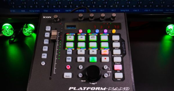 iCon Platform Nano controller midi daw software hardware eko music group audiofader
