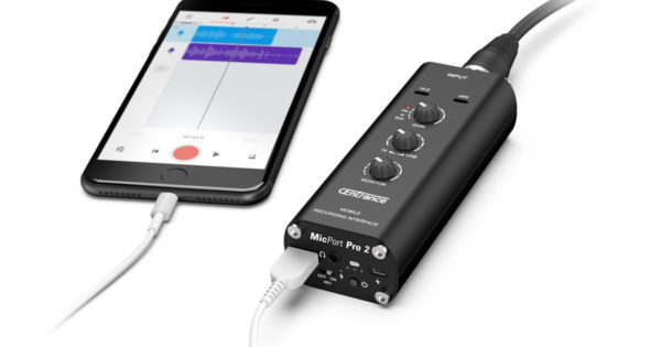CEntrance MicPort Pro 2 interfaccia audio mobile smartphone tablet strumenti musicali