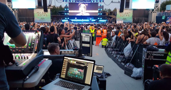 Exhibo Milano Rocks Allen&Heath live eventi audiofader