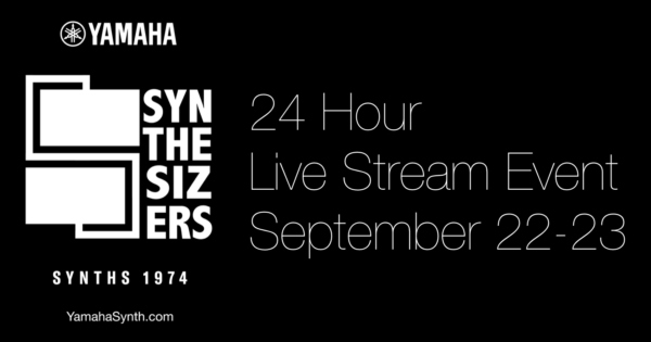 Yamaha Synth sintetizzatore evento live streaming broadcast strumenti musicali